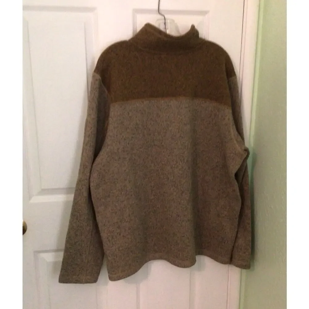 The North Face Mens fleece pullover  XL half zip